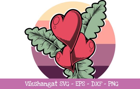 Download Hearts Flower Vintage Digital Cut Files - Digital cut files Collection