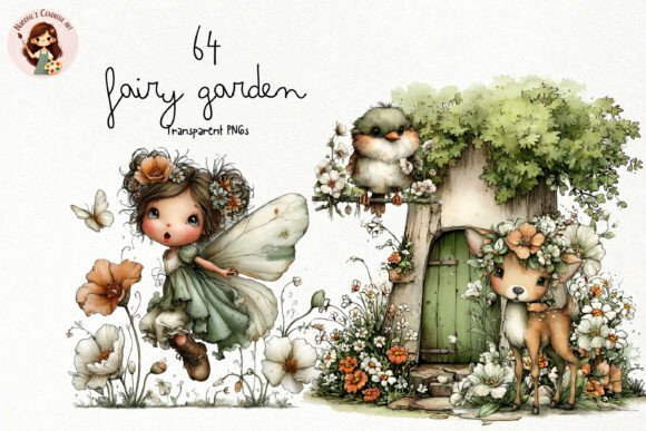 Download Whimsical Fairy Garden PNG Clipart - Whimsical Collection