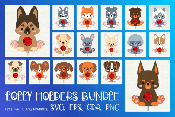 Download Cute Puppy | Lollipop Holder Bundle - Premium Resources