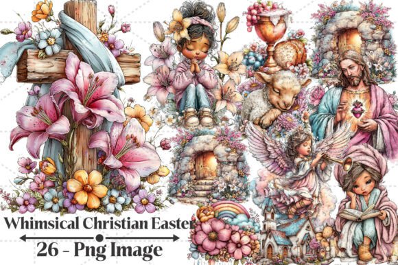 Download Whimsical Christian Easter Clipart - Whimsical Collection